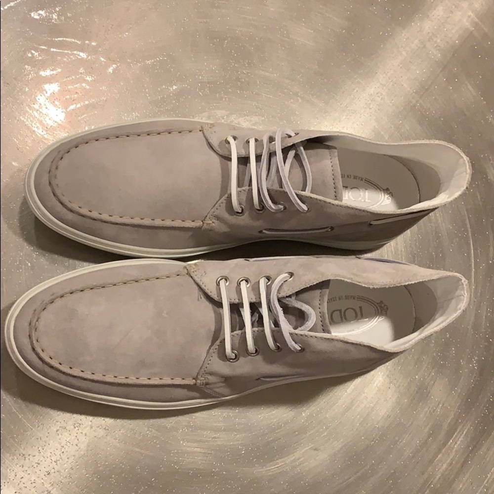 Tod’s Ivory Desert Boot sport Cassetta Corda Size